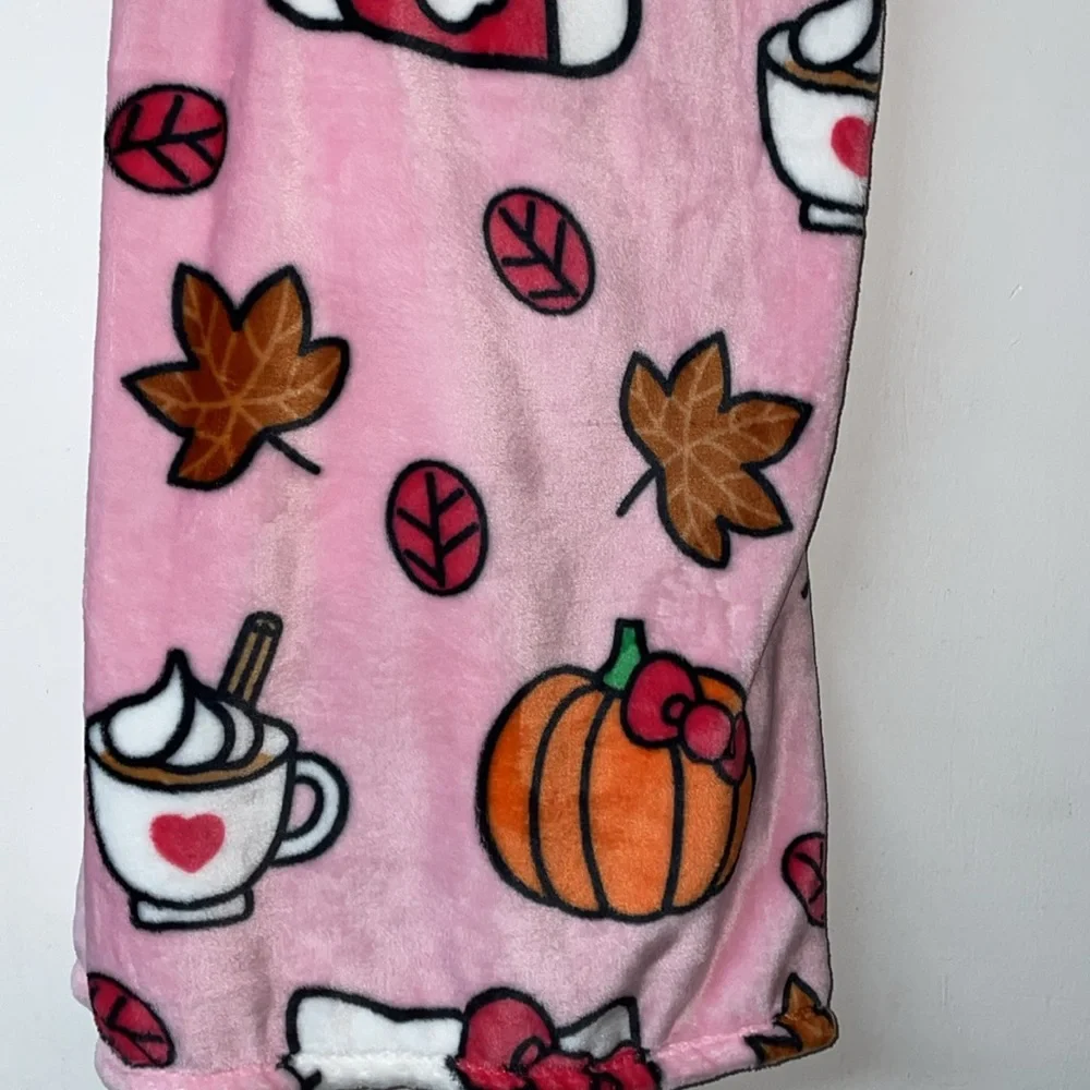 Hello Kitty Fall plush throw blanket
